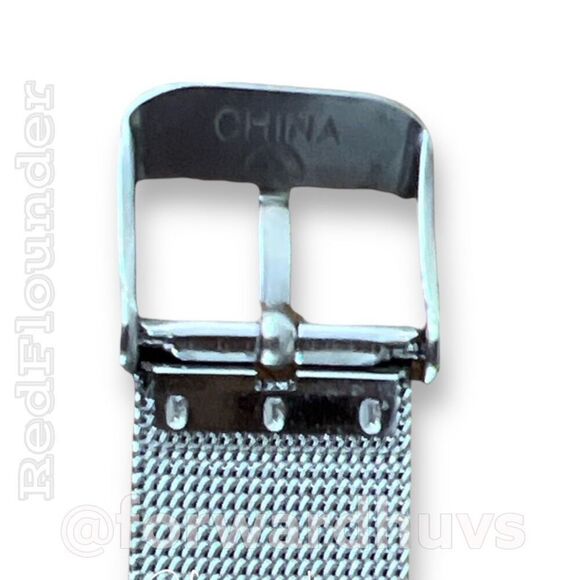 Bundle Sale 3 for $15 | Stylish Stainless-Look | Mesh Metal Bracelet with Buckle - Picture 7 of 11